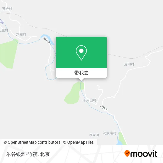 乐谷银滩-竹筏地图
