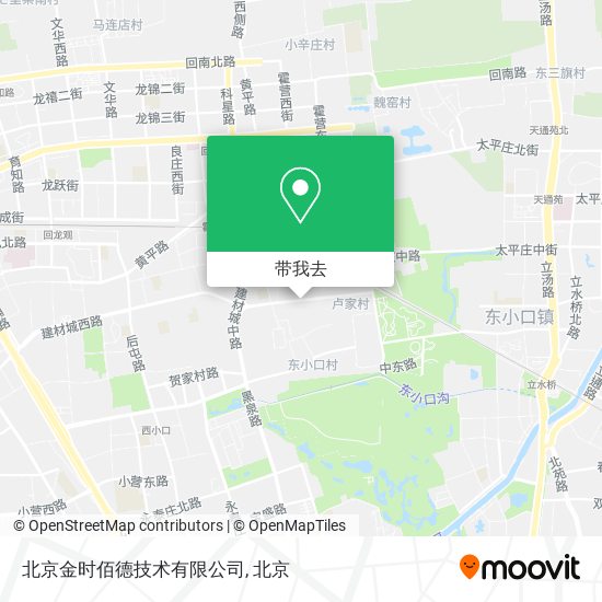 北京金时佰德技术有限公司地图