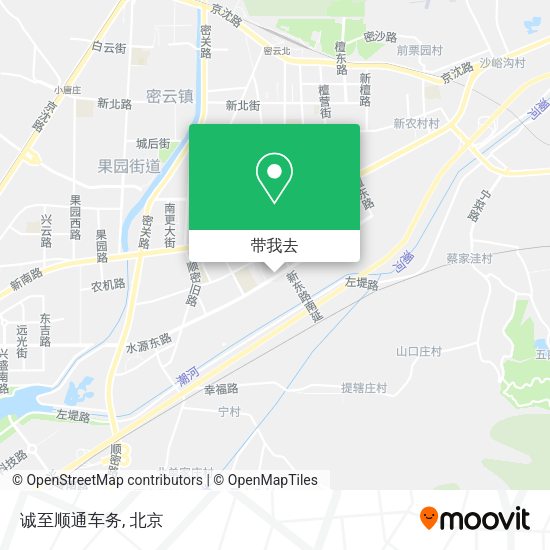 诚至顺通车务地图