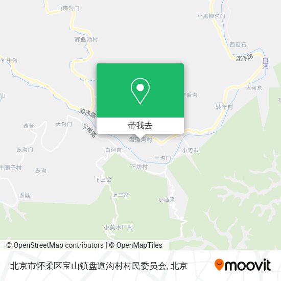 北京市怀柔区宝山镇盘道沟村村民委员会地图