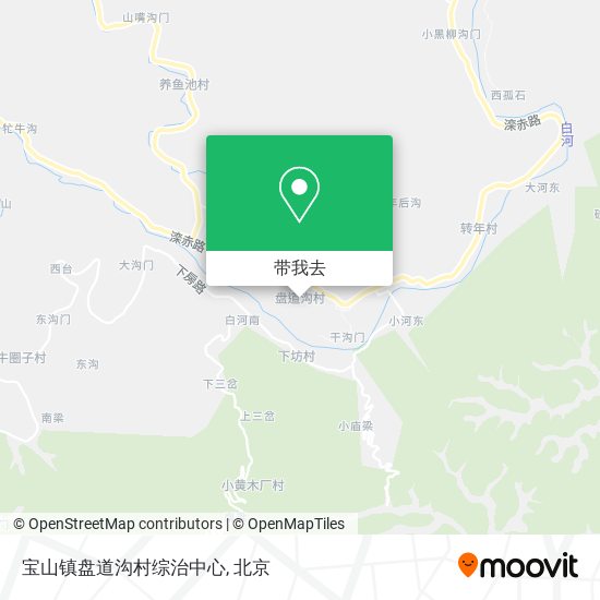 宝山镇盘道沟村综治中心地图