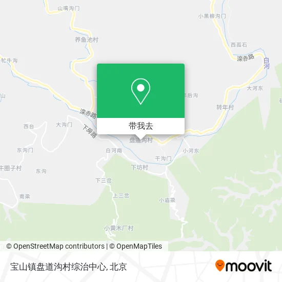 宝山镇盘道沟村综治中心地图