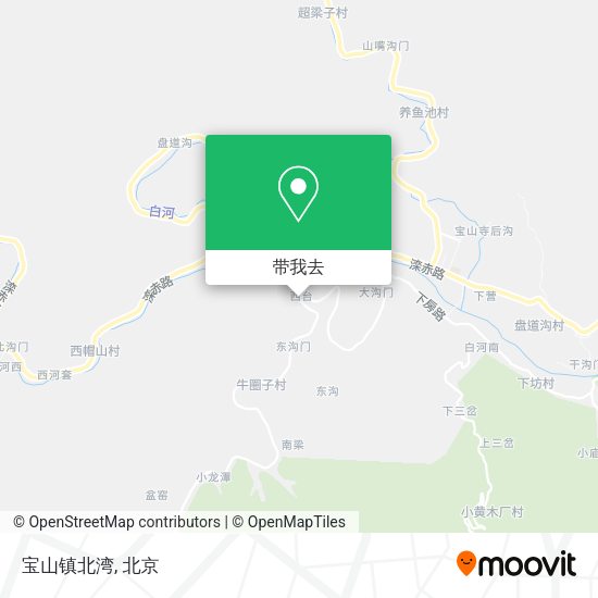 宝山镇北湾地图
