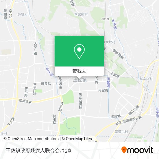 王佐镇政府残疾人联合会地图
