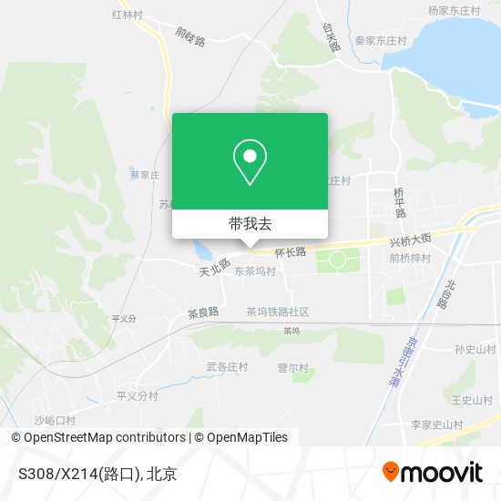 S308/X214(路口)地图