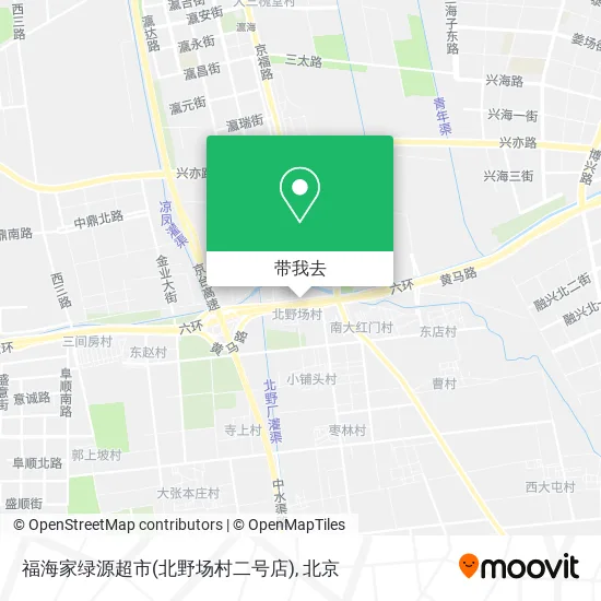 福海家绿源超市(北野场村二号店)地图