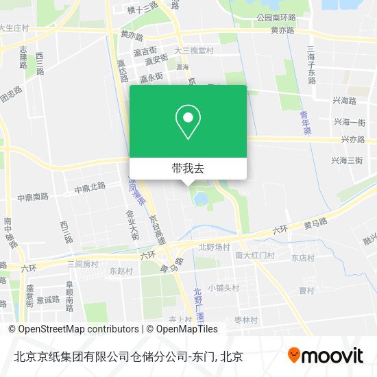 北京京纸集团有限公司仓储分公司-东门地图
