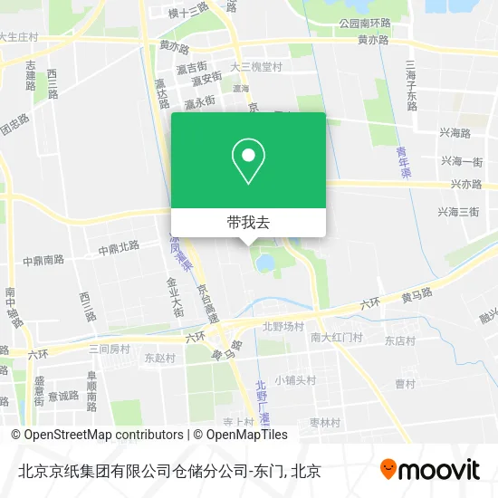 北京京纸集团有限公司仓储分公司-东门地图