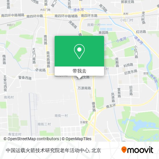中国运载火箭技术研究院老年活动中心地图