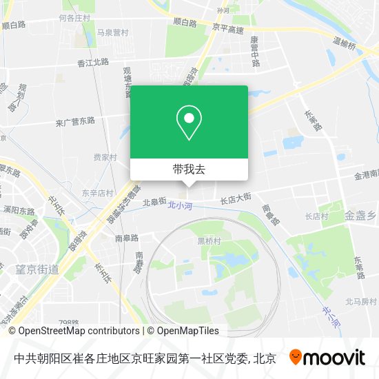 中共朝阳区崔各庄地区京旺家园第一社区党委地图