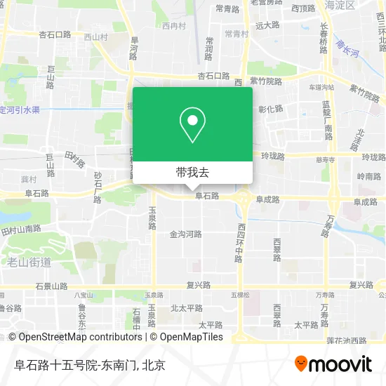 阜石路十五号院-东南门地图