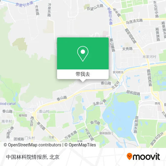 中国林科院情报所地图