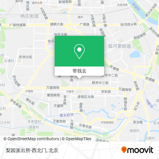 梨园派出所-西北门地图