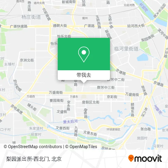 梨园派出所-西北门地图