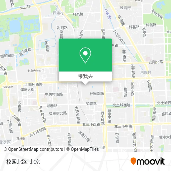校园北路地图