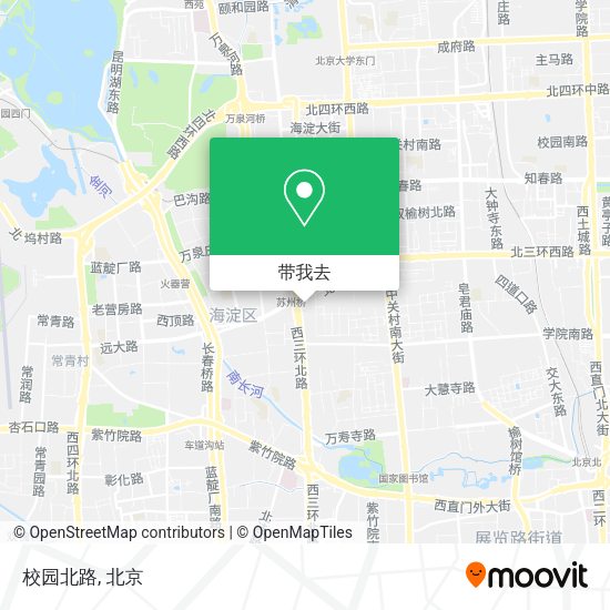 校园北路地图