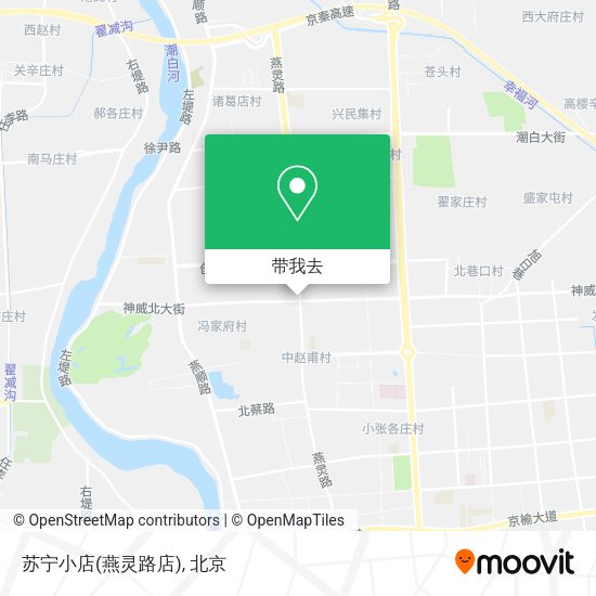 苏宁小店(燕灵路店)地图
