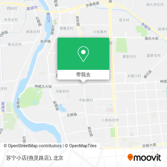 苏宁小店(燕灵路店)地图