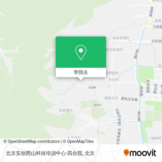 北京实创西山科技培训中心-四合院地图