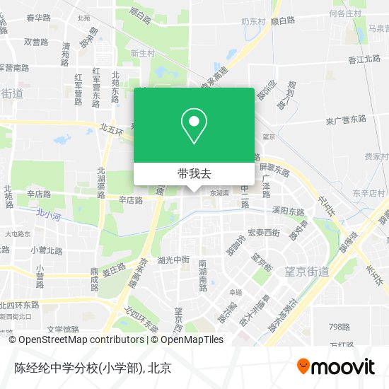 陈经纶中学分校(小学部)地图