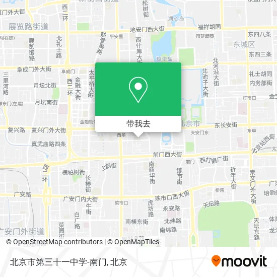 北京市第三十一中学-南门地图
