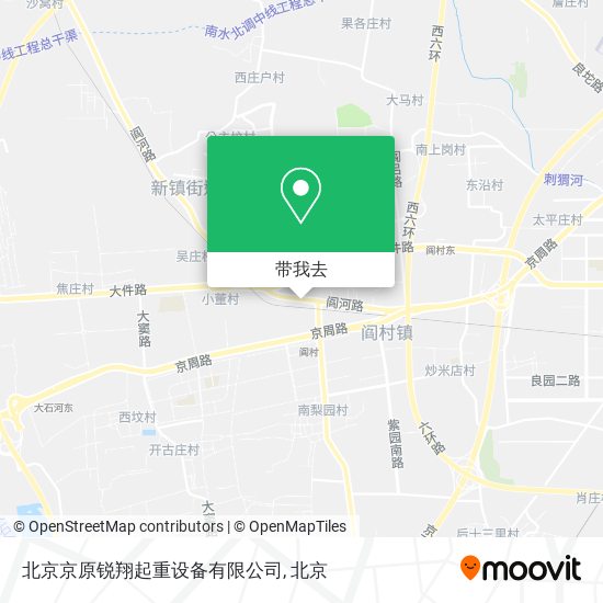 北京京原锐翔起重设备有限公司地图