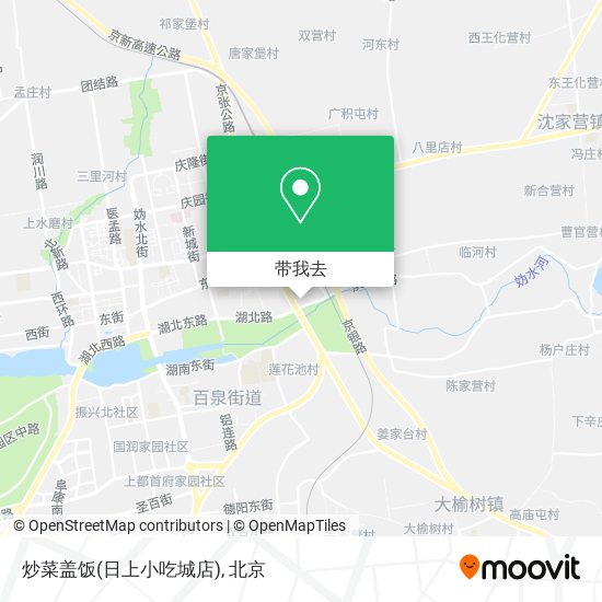 炒菜盖饭(日上小吃城店)地图