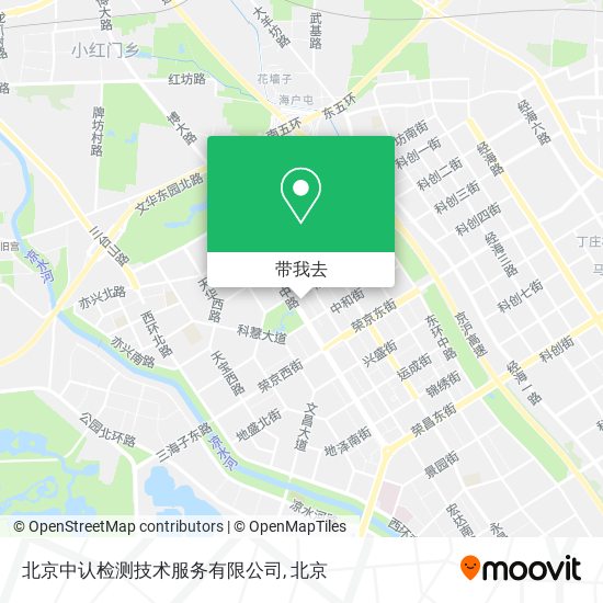 北京中认检测技术服务有限公司地图