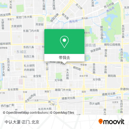 中认大厦-正门地图