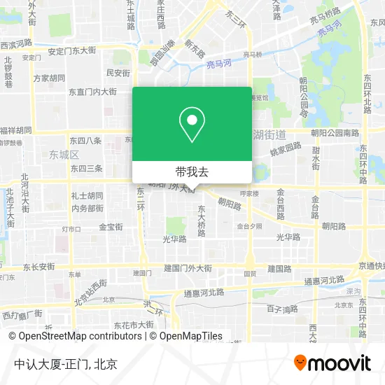 中认大厦-正门地图