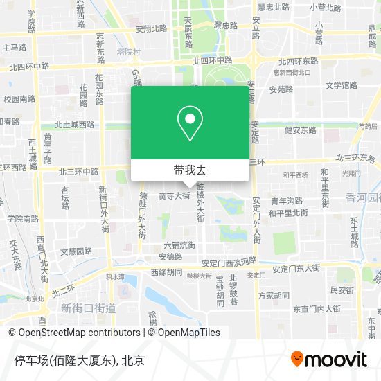 停车场(佰隆大厦东)地图