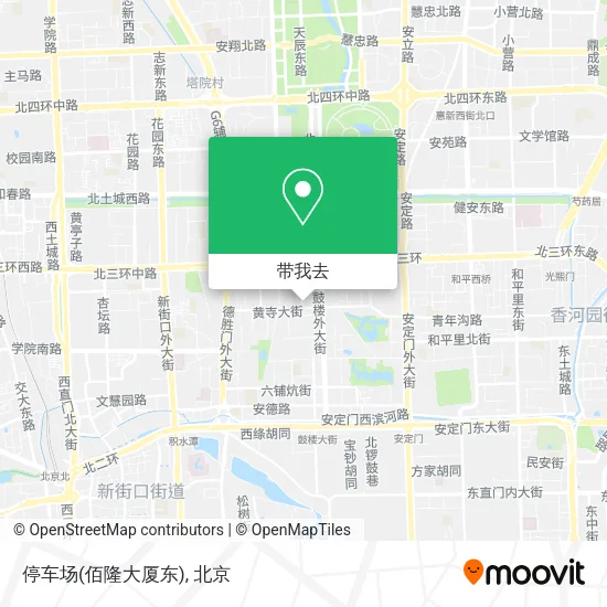 停车场(佰隆大厦东)地图