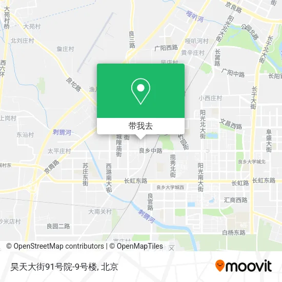 昊天大街91号院-9号楼地图