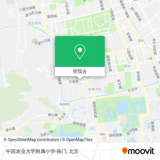 中国农业大学附属小学-南门地图