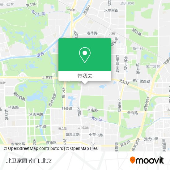 北卫家园-南门地图