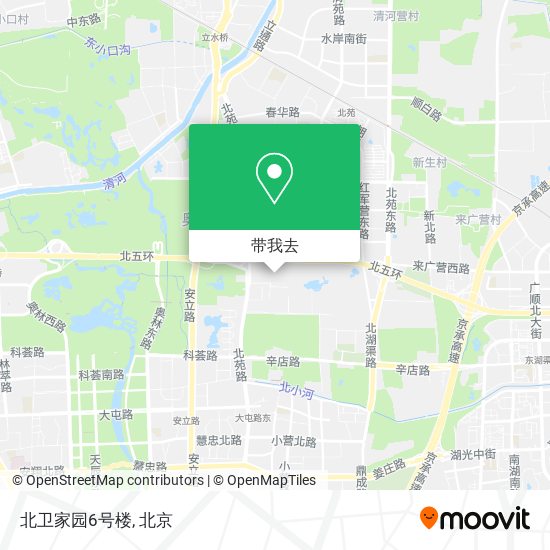 北卫家园6号楼地图