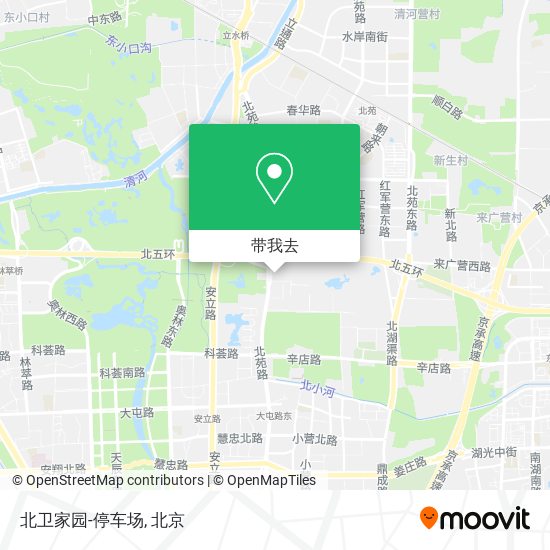 北卫家园-停车场地图