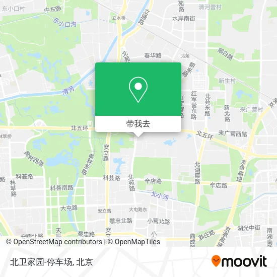 北卫家园-停车场地图