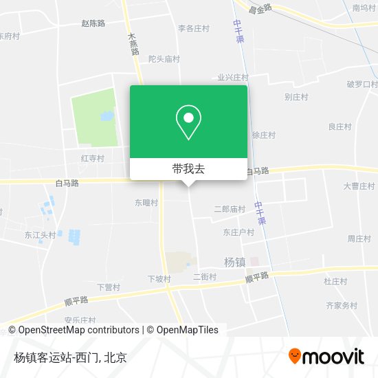 杨镇客运站-西门地图