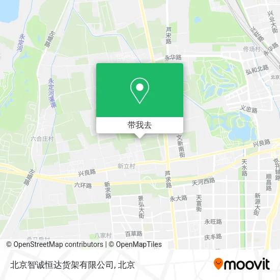 北京智诚恒达货架有限公司地图
