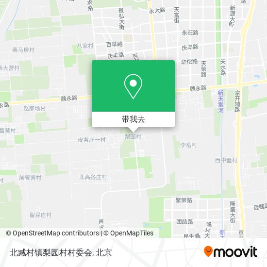 北臧村镇梨园村村委会地图