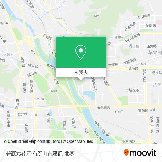 碧霞元君庙-石景山古建群地图