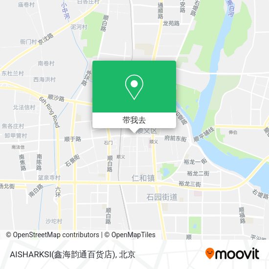 AISHARKSI(鑫海韵通百货店)地图