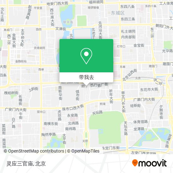 灵应三官庙地图
