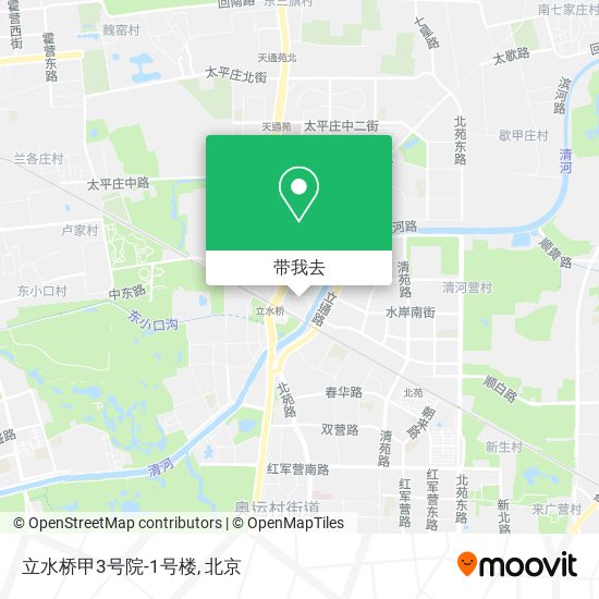 立水桥甲3号院-1号楼地图