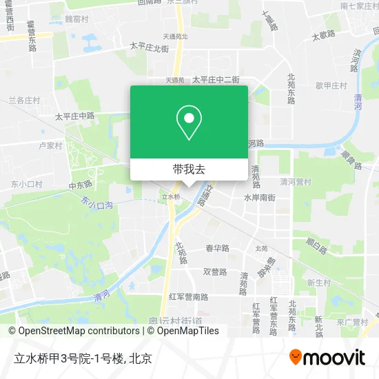 立水桥甲3号院-1号楼地图