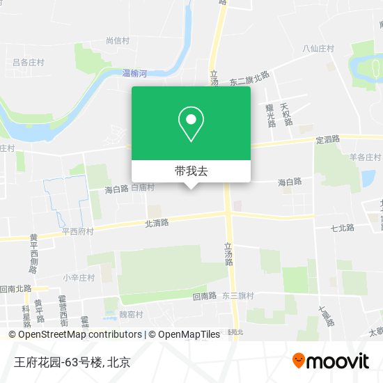 王府花园-63号楼地图