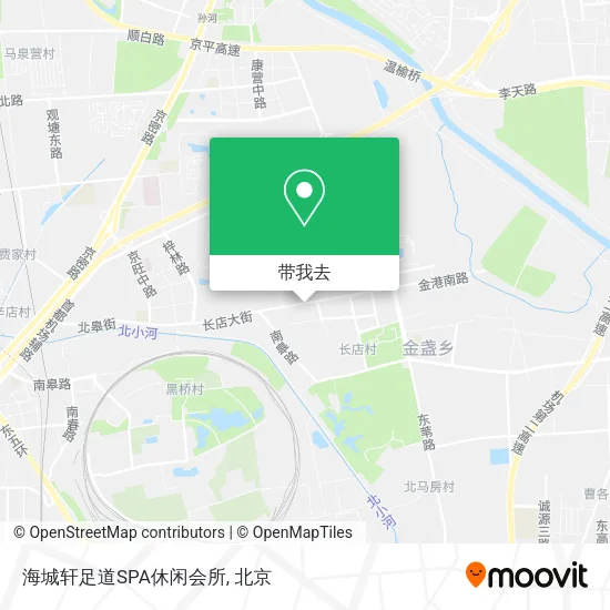 海城轩足道SPA休闲会所地图
