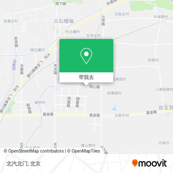 北汽北门地图