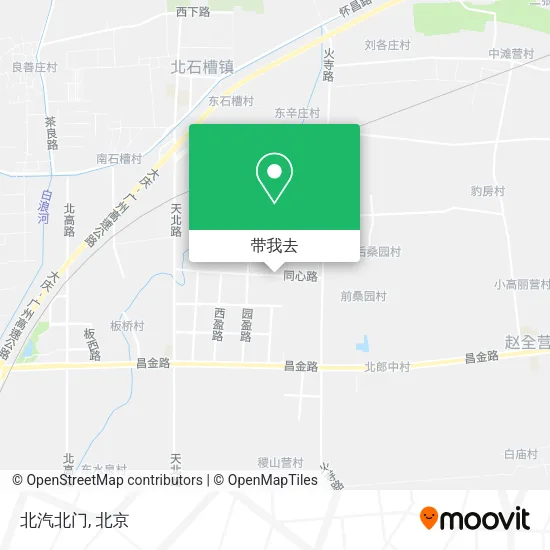 北汽北门地图